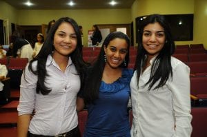 Mabel Vargas, Nicole Ortega y Franchesca Espinal