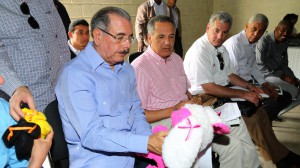 El mandatario reunido con productores,