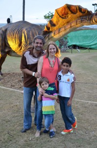 Artur Cabre, Martina de Cabre, Artur Cabre (Junior) y Xavier Cabre.