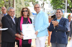 Valentín Amaro, Lusitania Martínez, José Antonio Rodríguez y Pedro Antonio Valdez