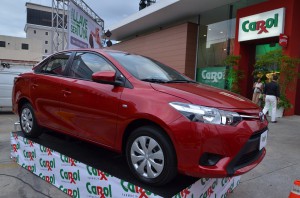 Uno de los vehículos 0 kilómetros que sorteará Farmacia Carol.