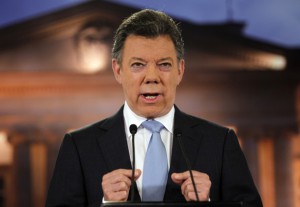 Juan Manuel Santos, presidente de Colombia.