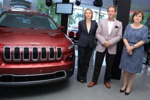 Clara Reid de Frankenberg, José Antonio Barretto y Georgia Anne Reid.