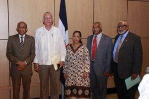 Rafael Nino Feliz, Cristino del Castillo,Guadalupe Valdez, Pedro Valdez y Jesus Tellerias.