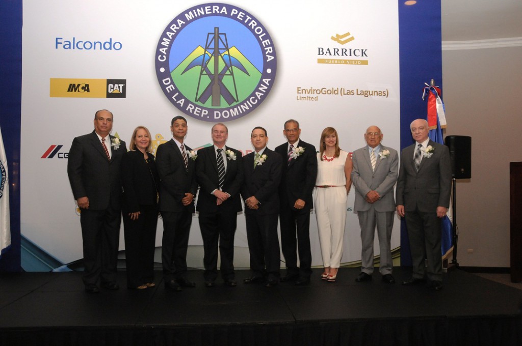 Los directivos de la Cámara Minera y de Petróleo.
